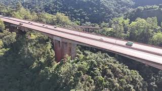 Viaduto na BR356 sobre a Mata da Mutuca Voo de drone [upl. by Zadoc]