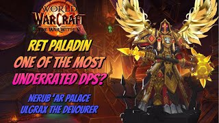 Ret Paladin  One of the most underrated DPS Nerubar Palace Ulgrax [upl. by Euqirne456]