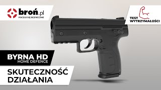 Pistolet Byrna HD  SKUTECZNOŚĆ DZIAŁANIA kule gumowe pieprzowe  Bez Zezwoleń [upl. by Roselle]