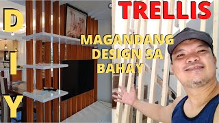 PAANO GUMAWA NG TRELLIS WOOD PALOCHINA [upl. by Tranquada]