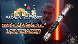 Baylan Skoll Lightsaber from Padawan Outpost Review [upl. by Llehcram]