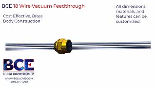 BCE 18 Wire Vacuum Feedthrough [upl. by Adelaide]