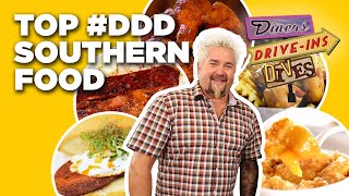 Top 20 Southern Dishes on DDD with Guy Fieri  Diners DriveIns and Dives  Food Network [upl. by Hplodur]