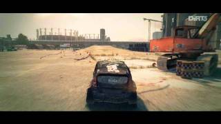 DiRT 3 TUTORIAL  PARKING LOT ZONE 1  180 JUMP [upl. by Aynwad]