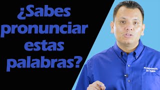 La pronunciación en inglés de estas 20 palabras [upl. by Booker808]