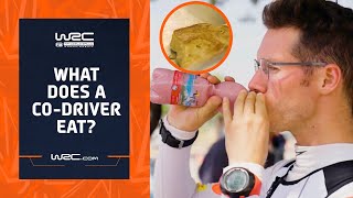 What Does a WRC CoDriver Eat [upl. by Ainalem]