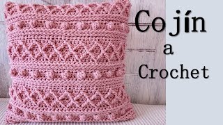 Cojín a crochet ¡Puedes ponerlo y quitarlo fácilmente [upl. by Yniattirb]