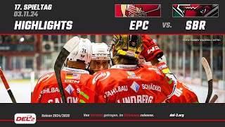 Game Highlights Spieltag 17 Eispiraten Crimmitschau vs Starbulls Rosenheim [upl. by Ynohtnakram]