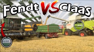 FENDT vs CLAAS  Żniwa 2021 jęczmień ozimy  GR Galemba  Domas Farmer [upl. by Irtimed]