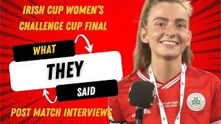 IFA Womens Challenge Cup Final 2024  Post Match Interviews [upl. by Rehctelf]