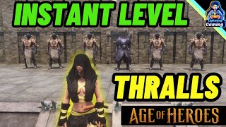 Conan Exiles Age of Heroes How to instant max level your thralls [upl. by Allx38]