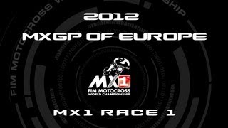 2012 MXGP of Europe ITA  FULL MX1 Race 1  Motocross [upl. by Stormy]