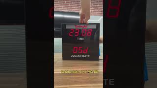 Julian Date Calendar Clock amp LED Display Wall Clock [upl. by Eneloj]