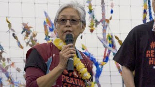 Japanese Americans lead family detention protest at Dilley TX facility [upl. by Pages]