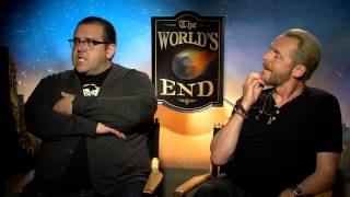 The Worlds End 2013 Exclusive Nick Frost and Simon Pegg HD Thomas Law Zachary Bailess [upl. by Adnal]