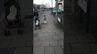 BABY PUSHING STROLLERDOLL IN STROLLERBABY DOLL IN BUGGYCUTE BABY BABYBABY IN BUGGY SHORTS FEED [upl. by Isobel]