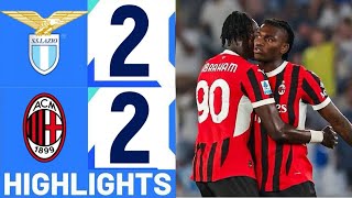 Lazio vs Milan 22 Highlights Lega Serie A 2425  milan vs lazio [upl. by Ayota222]