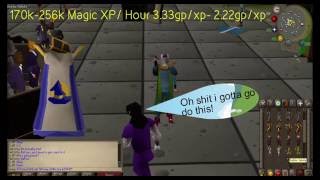 Stun Alch Tele OSRS  33gpxp  170k256k xphour [upl. by Calvin]