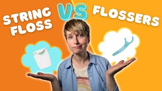 Flossers VS String Floss  Which Is Better  Hygienist Explains [upl. by Nnek]