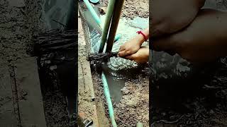 Unclog Culvert Pipe unclog culvert remove shorts [upl. by Adnawot]