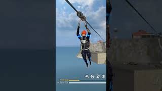 Zipline battle 😂 short term game play freefire freefire howtohandle1vs4situationinfreefire short [upl. by Dannel]