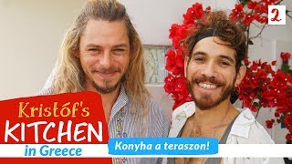 Konyha a teraszon  Kristófs Kitchen in Greece  vegán gasztroműsor  2 rész [upl. by Zoe]