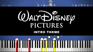 Walt Disney Pixar Animation Intro 1995  Piano Tutorial [upl. by Brandenburg]