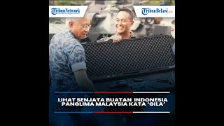 Lihat Senjata Asli Buatan Indonesia Panglima Angkatan Tentara Malaysia Ini Gila [upl. by Notlit]