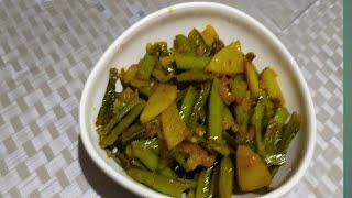 Gawar phali ki sabzi recipe very simple way  For vegetarian [upl. by Hedelman]