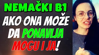 NEMAČKI  B1  MATERIJAL ZA VIŠI NIVO KOJI VAM POMAŽE DA PROGOVORITE  AKO MOGU JA MOŽETE I VI [upl. by Ytak742]