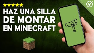 Cómo HACER una SILLA DE MONTAR en Minecraft  Cabalga en tu Mundo Virtual [upl. by Krasnoff]