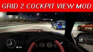 Grid 2 In Car View  Cockpit View Mod [upl. by Ythomit]