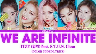 ITZY feat STUN Chou WE ARE INFINITE ALLSTAR Theme Song Color Coded Lyrics Mobile Legends [upl. by Berg]