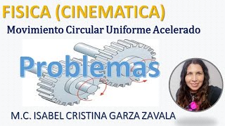 Física Cinemática MUA Problemas de Movimiento Circular [upl. by Annairdua758]