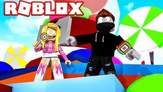 ISY amp LARS PLÜNDERN DAS SÜßIGKEITENLAND  ROBLOX DeutschHD [upl. by Kries]