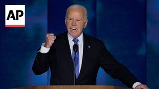 Biden slams Trump in address to Democrats at DNC in Chicago [upl. by Nert]