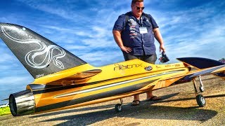 HUGE RC NATRIX SPORT TURBINE JET BY PARITECH  JET POWER 2018 [upl. by Ardella]