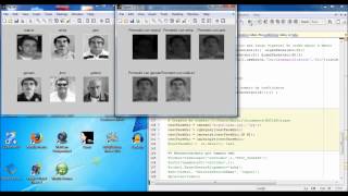 Funcionamiento Algoritmo EigenFaces Matlab [upl. by Eidoow]