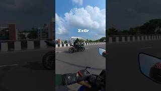 Drag race R15 vs Zx6r 🤯😱shorts ytshorts racing trending kunalonwheels [upl. by Yragerg]