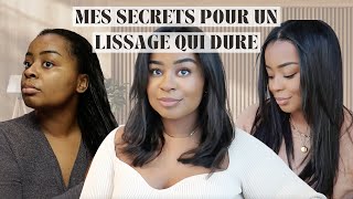 AVOIR DES CHEVEUX CREPUS ET LISSES  Comment garder ses cheveux crépus lisses et soyeux [upl. by Nnylrefinnej]