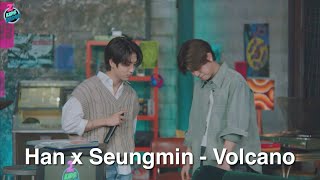 Han X Seungmin  Volcano from 2 kids show [upl. by Aziza]