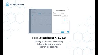 Product Updates v 3760 Fiskaly for Austria Accounting Balance Report and easy bookings search [upl. by Tager]