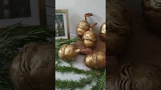 IDEAS DE DECORACION RÚSTICAS PARA NAVIDAD  COMO HACER BELLOTAS NAVIDADdecoracionesdenavidad diy [upl. by Soinski648]