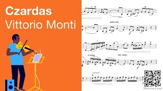 Vittorio Monti  Czardas Violin Sheet Music [upl. by Fallon422]