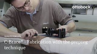 CBrace® Leg Orthosis  Fabrication with the prepreg technique 24  Ottobock [upl. by Anihsit]