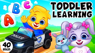 Toddler Learning Colors Emotions ABC Shapes Baby and Toddler Songs Toddler Videos With Lucas [upl. by Esinrahc]