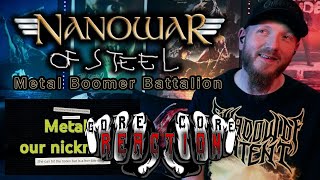 Reaction  Nanowar Of Steel  Metal Boomer Battalion [upl. by Lemieux257]