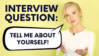 Tell Me About Yourself  An Excellent Answer to this Interview Question [upl. by Kleinstein]