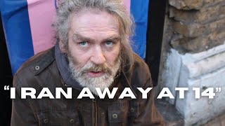 Homeless man speaks on addiction and freedom of the street life  London Street Interview [upl. by Lowenstein]