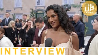 Simone Ashley interview on Bridgerton Season 3 at London premiere [upl. by Akiemat]